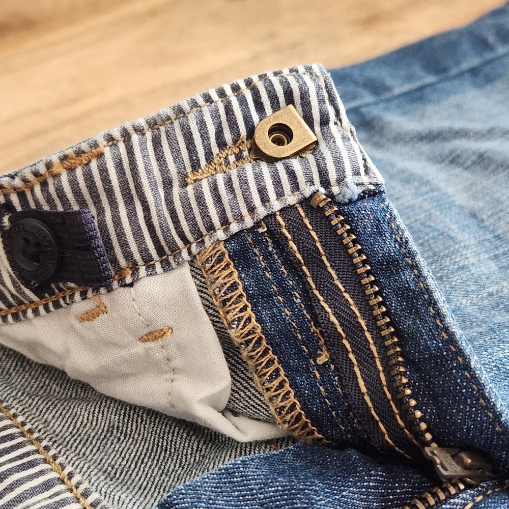 Gap Kids Girls Denim Distressed Skirt